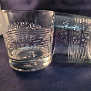 Jameson Black Barrel Whiskey tumblers. Set of 2